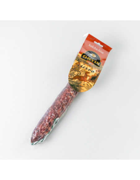 Salchichón de ciervo Ortín