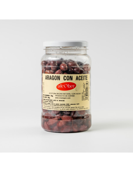 Aceitunas de Aragón con aceite
